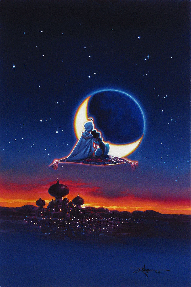 Aladdin Magic Carpet Ride Disney Art Gallery Wrapped Canvas 14 x 14 – The  Forest Gallery